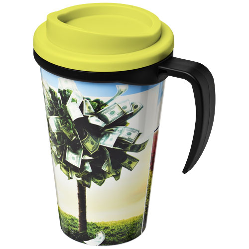 Mug isolant Brite-Americano® grande 350ml Noir et Citron vert
